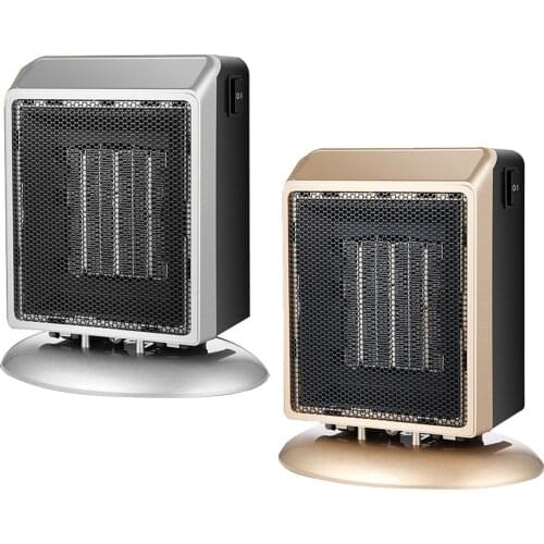 Portable Electric Space Heater Indoor Adjustable Personal Normal Fan Fast Heating Ceramic Thermostat Living Room Desk Decors