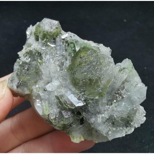 83.3gNatural rare green fluorite cluster mineral specimen stone and CRYSTAL HEALING CRYSTAL QUARTZ GEM