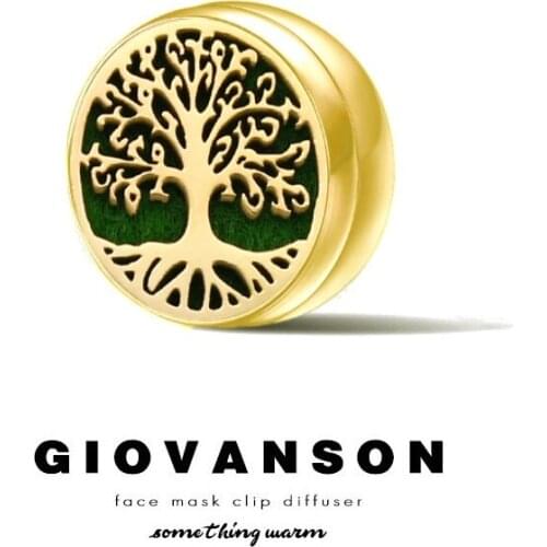 12mm Essential Oil Diffuse Clip Brooch Magnetic Buckle Stainless Steel For Face Tie Cufflinks Charms Full Color Mirror Jewelry