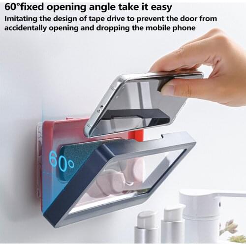Waterproof Phone Storage Box Seal Phone Box Storage Rack Bathroom Shower Protection Touch Screen Phone Traystorag Orgainzer Box