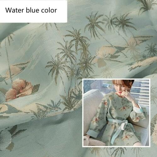 Jacquard Fabric Light Luxury Dress Windbreaker Short Skirt Fashion Yarn-dyed Fabric High-end Clothing Material by Meter Sewing