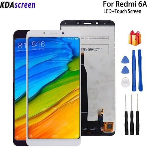 For Xiaomi Redmi 6 LCD Display Touch Screen Digitizer Phone Parts For Xiaomi Redmi 6A Screen LCD Replacement Free Tools