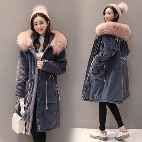 2019 Rushed No Zipper Full Winter Clothes Korea Ma'am Cotton Girls Long Fund Heavy Seta Keep Warm Cotton-padded New Loose Coat