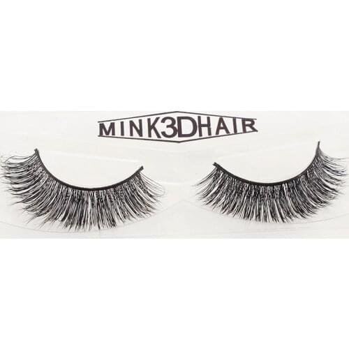 1 Pair Real 3D Mink Lashes Soft Natural False Eyelashes Mink Eyelashes Makeup Long Eye Lashes Eyelash Extension
