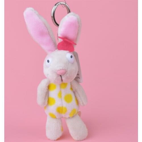 1 Pcs Rabbit Small Plush Pendant Toy, Kids Doll Keychain / Keyholder Gift Free Shipping