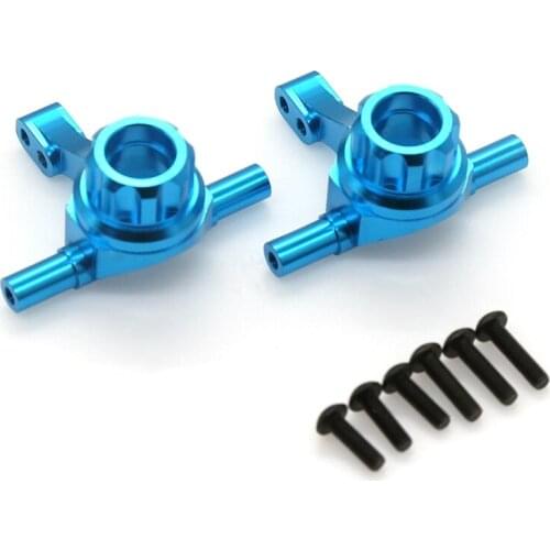 2Pcs Metal Front Upright Knuckle Arms Steering Knuckle for Tamiya TT02 TT-02 1/10 RC Car Upgrade Parts