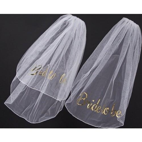 *2021Simple Short Tulle Wedding Veils Cheap Bridal Veil Ribbon Edge Cheap Bride Accessories Wedding Accessories