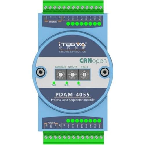 CANbus Communication CANopen Protocol 8-channel Digital Input 8-channel Digital Output Module