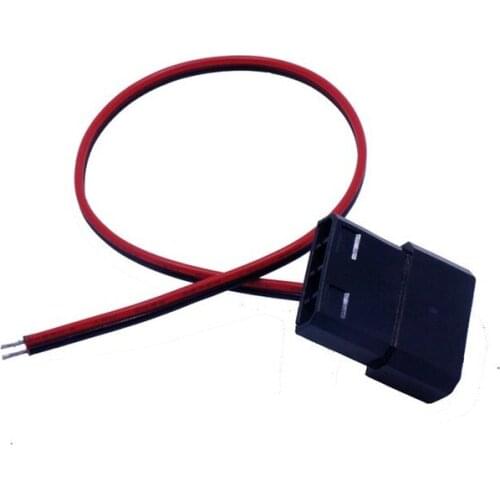 Computer Case Lamp with Connecting Wire LED Soft Lamp with Welding Wire Red and Black Wire Big 4Pin Male and Female Head 15cm