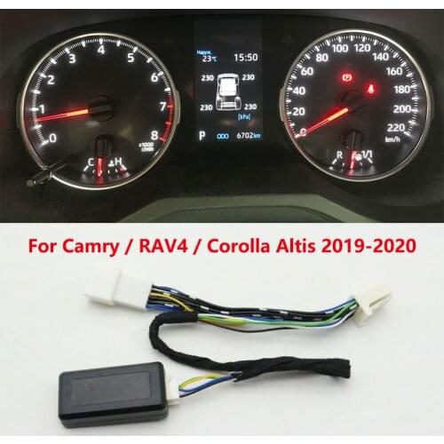 For Toyota Rav4 XA50/Camry/Corolla Altis 2018 2019 2020 Smart TPMS Tire Pressure Monitor System Digital LCD Dash Board Display