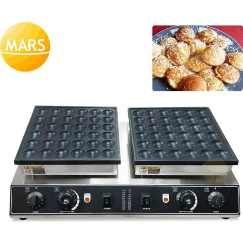 Electrict 36/72 Holes Dutch Waffle Maker Mini Pan Cake Oven Stainless Steel Poffertjes Grill Mini Pancake Machine Poffertjes Pan