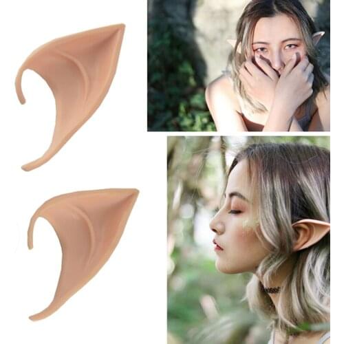 Halloween Mysterious Angel Elf Ears Latex Ears for Fairy Cosplay Costume Accessories Decoration Photo Props Adult Kids Toys