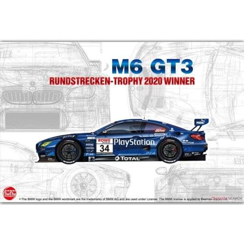 NUNU PN24027 1:24 M6GT3 2020 racing car assembly model kit