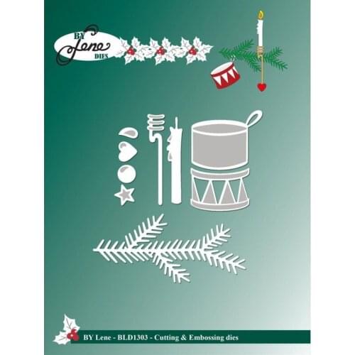 AliliArts Metal Cutting Dies Spruce & Ornaments diy Scrapbooking Photo Album Decorative Embossing PaperCard Crafts Die 2020