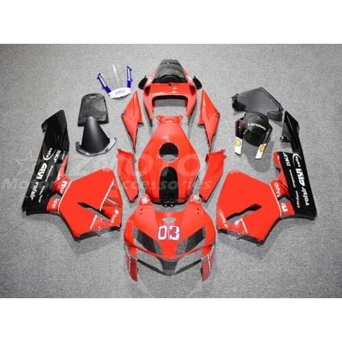 4 Free Gifts Injection mold New ABS Fairings Kit Fit for HONDA CBR600RR F5 2005 2006 05 06 bodywork set Red black 03