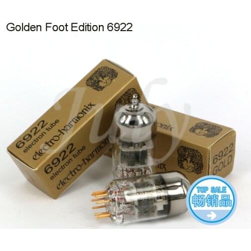 The new golden foot Russian EH 6922 tube can replace ECC88/E88CC/6N11/6DJ8/6CG7/6FQ7 and other tubes