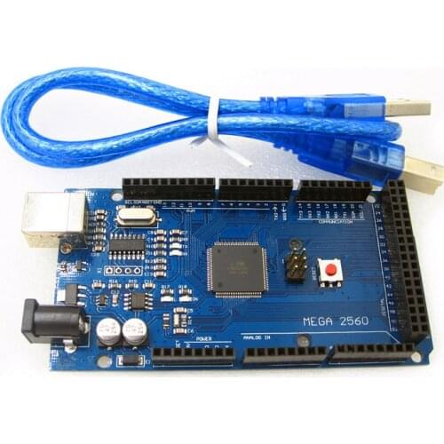 New , 5set/LOT , Mega 2560 R3 ,CH340G, ATmega2560 AVR USB board +free USB cable X