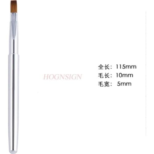 Portable Retractable Flat Lip Brush For More Uniform Coloring Sale