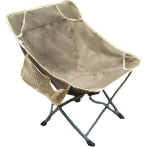 Moon Chair Outdoor Portable Folding Fishing Chair Self Driving Tour Camping Barbecue Leisure Lunch Back Chair Stool