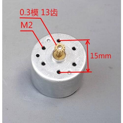 DC 3V 5V 6V 6000RPM 24mm Small Mini Round RF-310 Mute Solar Power Motor DIY Toy Fan Model