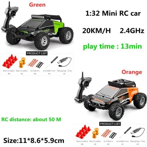 RC Car 1:32 2.4G 4WD 20km/h RTR RC Off-Road Vehicle Toy Drift Racing Remote Control Car Model For Boys Birthday Gifts