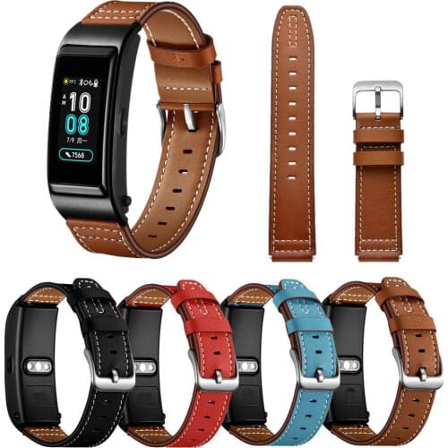 Strap for Huawei Talkband B5 Genuine Leather Band Bracelet Men/Women Replacement Wristband Smart Watch Accessories