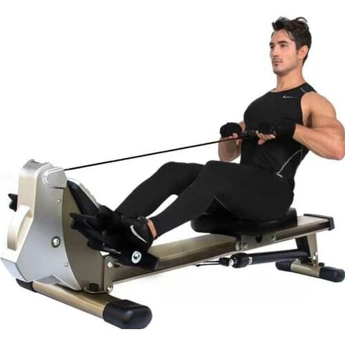 Rowing Exercise Machine Aerobic Fitness Equipment Adjustable Rower Resistance Rowing Exercise Home Cardio Sports Abdominal Gym