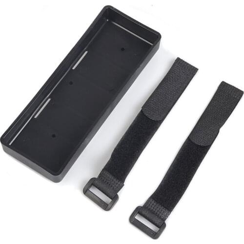 High Quality Plastic Battery Box With Magic Straps For 1/10 1/8 RC car Durable DIY Upgrade Parts