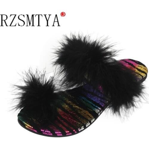 2021 Slippers for Women Flat Flat Sandal Toe Slipper with Open Toe Half Slipper Fashion Large Womens Shoes Sandal Platform