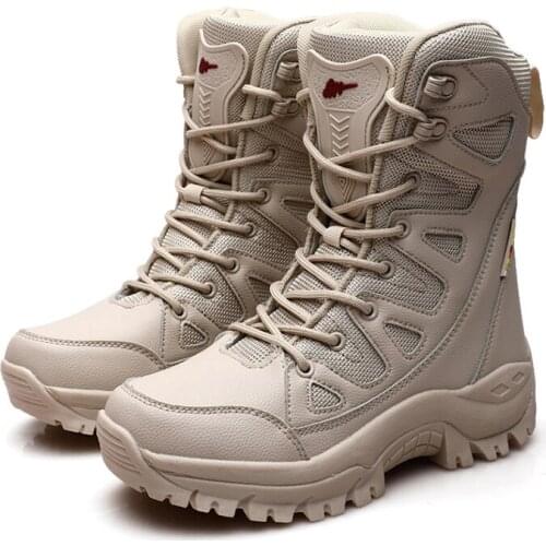 LOVERS Winter Hiking Trekking Boots UNISEX Wearable Plush Lining Microfiber Snow Boot s Non-slip Snow Shoes For-30C Big Size