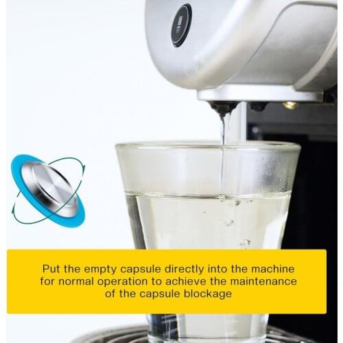 1 Set Coffee Capsule Cup Food Grade Rust-proof Stainless Steel Miniature Refillable Coffee Capsules Cup for ZENIUS-Machine