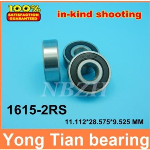 10pcs free shipping High quality inch bearings 1615-2RS 7/16"x1 1/8"x3/8" inch 11.112*28.575*9.525 mm