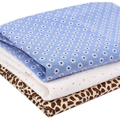 100% Cotton Fabric Printed Cloth Sheets DIY Dress Supplies Handmade Crafts Materials Home Textile Patchwork 45*150cm 1pc