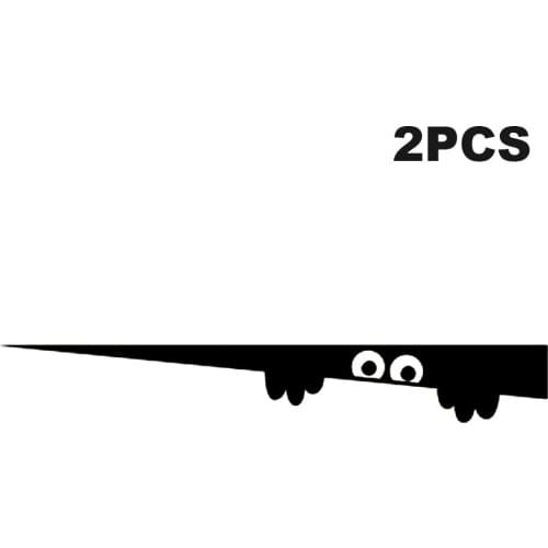 2Pieces Bathroom Wall Stickers Toilet Home Decoration Removable Wall Decals for Toilet Sticker Decorative Paste Home Decor