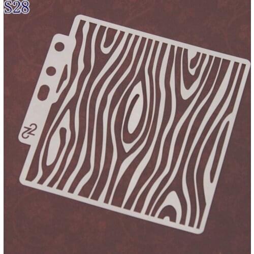 5PCS Tree pattern Plastic Layering Stencils for DIY Scrapbooking/photo album Decorative Embossing DIY Paper Cards Crafts