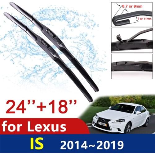 Car Wiper Blades Windshield for Lexus IS XE30 250 300h 350 IS250 IS300h IS350 2014~2019 Front Wipers 2015 2016 Car Accessories