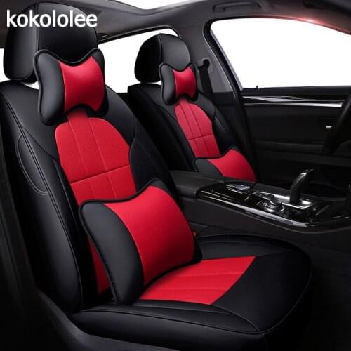 Kokololee Custom real leather car seat cover For kia ceed 2017 cerato k3 sportage 3 rio 4 soul sorento spectra k2 k5 car seats