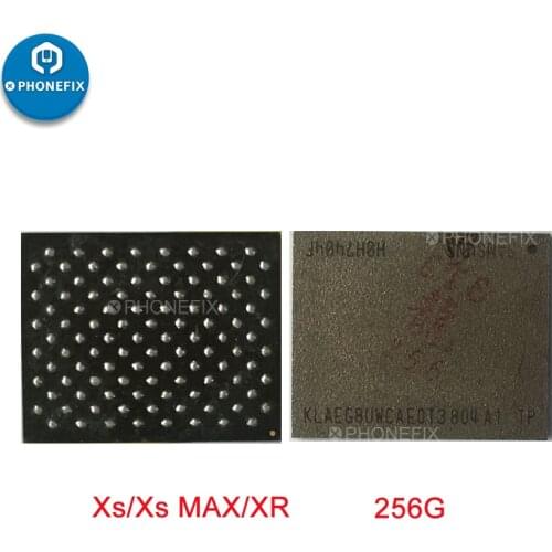 256GB 512GB PCIE NAND Flash for iPhone XR XS XSMax NAND Memory Chip Replacement Memory Upgrade IC Chips Parts