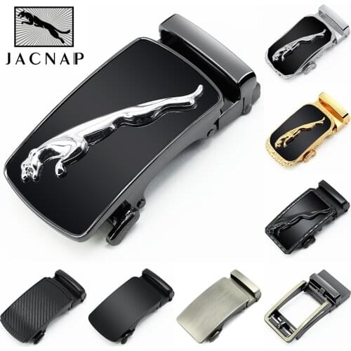 JACNAIP Mens Metal Belt Buckle Belt Head Ratchet Buckle Head Business Belt Accessories Automatic belt Buckle 3.6CM Width for men