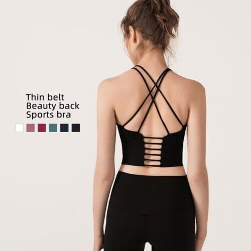 Beauty Back Hollow Breathable Sports Seamless Bra Yoga Bra Fitness Women Sport Bra Top Running Gym Vest Tops Sportswear