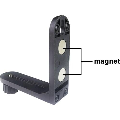Ketotek 1/4'' 5/8'' L Laser Bracket Supper Strong Magnetic Laser Leveling Support Attracts Laser Level