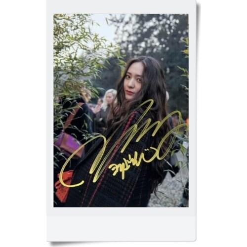 Signed FX Krystal autographed original photo 6 inches freeshipping 062017