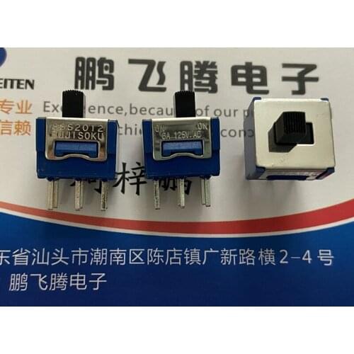 Original new 100% 8SS2012-Z toggle switch 6pin 2 gear power sliding push switch 6A125V