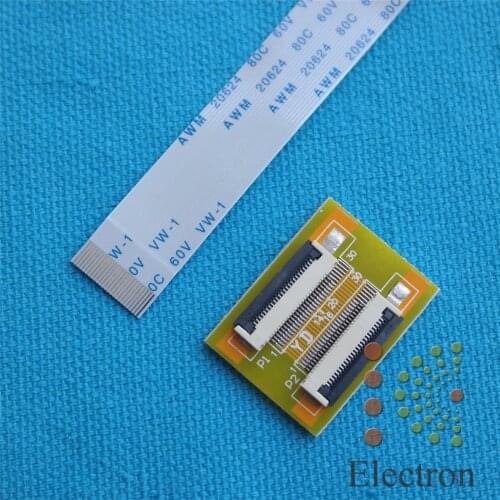 24Pin to 24Pin ZIF 0.5mm Connector Adapter with Extension FFC Cable 200mm new 2set