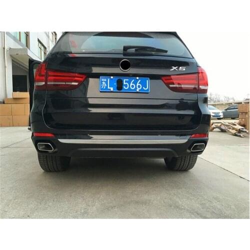 Suitable for New 14-18 Bmw X5f15 After Round Refitted Into Mouth Exhaust Pipe Tail Nozzle and Square