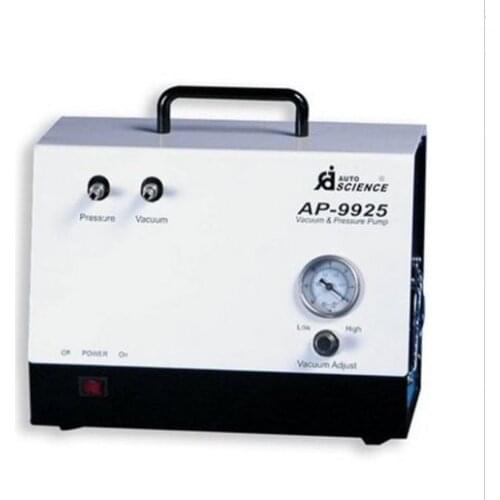 Handheld lab Oil Free Diaphragm Vacuum Pump AP-9925 25L/m Pressure adjust 220V ATT