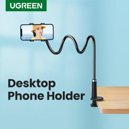 UGREEN Phone Holder Stand Arm Lazy Telephone Stand For iPhone Xiaomi Samsung Tablet Stand Aluminum Mobile Phone Holder Stand