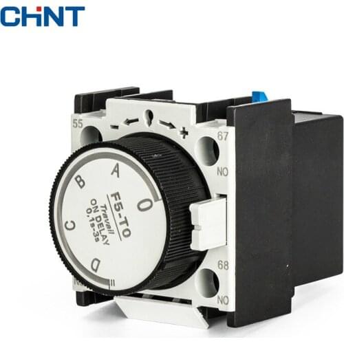 CHINT Time Delay Touch Head Atmosphere Time Delay Head Switch Electricity Time Contactor Auxiliary Touch Head