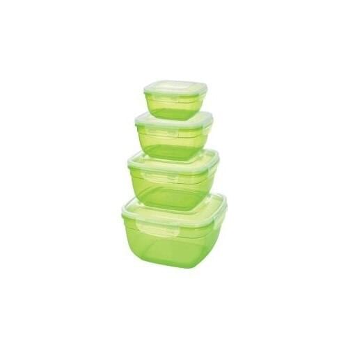 Alpfa-Atlantis Green Silicone Storage Container Square