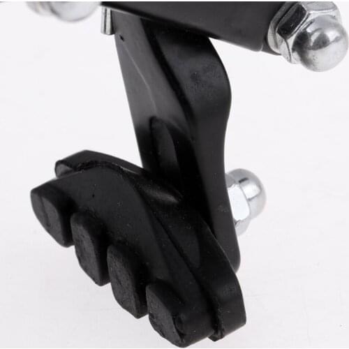 1 Set 47-57mm Long Arm Front Rear Caliper Brake Set Bike Side Pull Polished